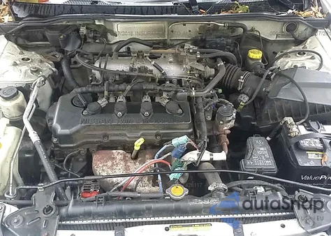 2001 Nissan Sentra Xe/Gxe z USA, uszkodzony, nr VIN 3N1CB51D31L496652